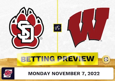South Dakota vs. Wisconsin CBB Prediction and Odds - Nov 7, 2022