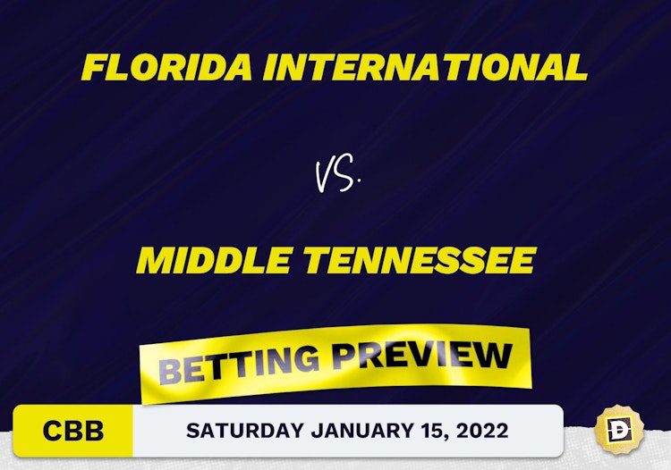Florida International vs. Middle Tennessee CBB Predictions and Odds - Jan 15, 2022