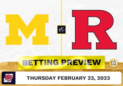 Michigan vs. Rutgers CBB Prediction and Odds - Feb 23, 2023