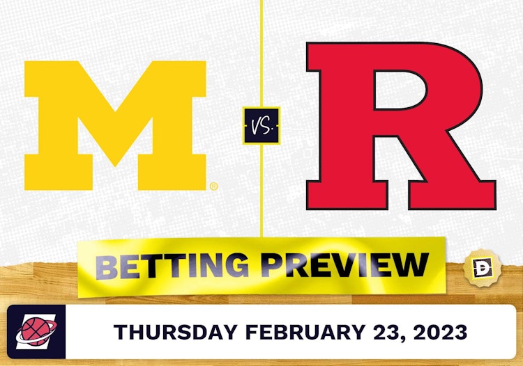 Michigan vs. Rutgers CBB Prediction and Odds - Feb 23, 2023