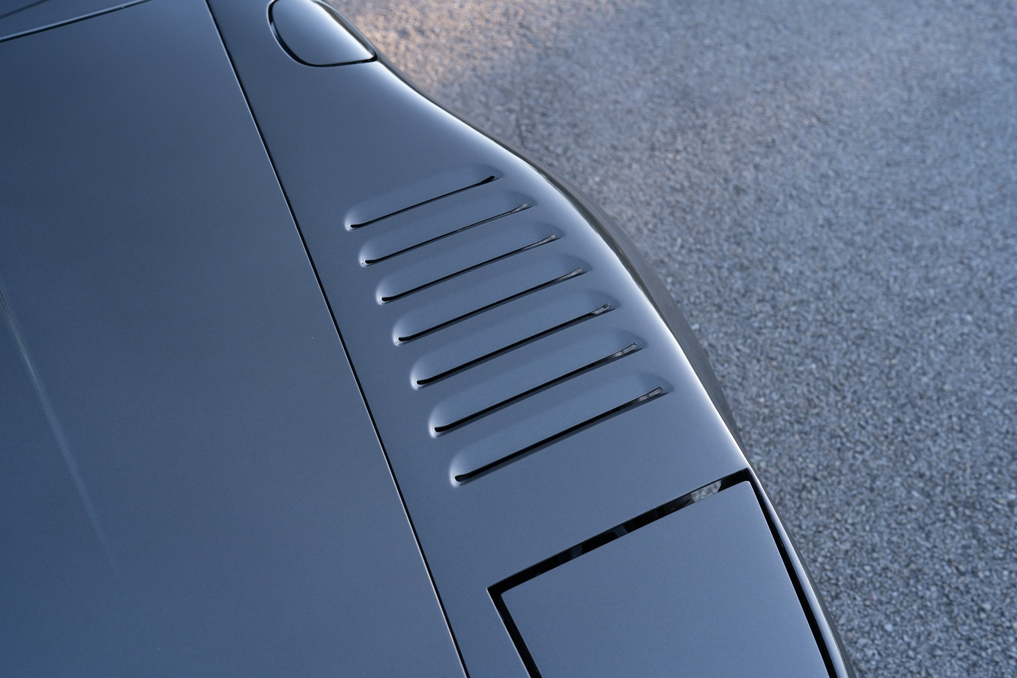 Vents on a 1989 Porsche 911 Turbo M505 Slant Nose.