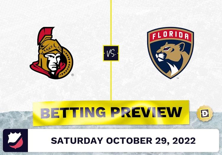 Senators vs. Panthers Prediction and Odds - Oct 29, 2022