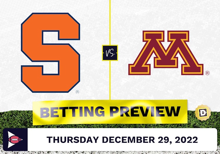 Syracuse vs. Minnesota CFB Prediction and Odds - Dec 29, 2022