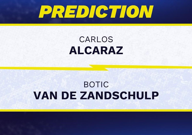 Carlos Alcaraz vs Botic Van de Zandschulp Tennis Prediction.