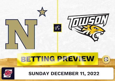 Navy vs. Towson CBB Prediction and Odds - Dec 11, 2022