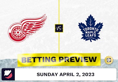 Red Wings vs. Maple Leafs Prediction and Odds - Apr 2, 2023