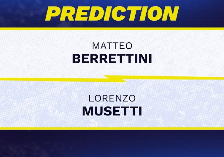 Matteo Berrettini vs Lorenzo Musetti Tennis Prediction.