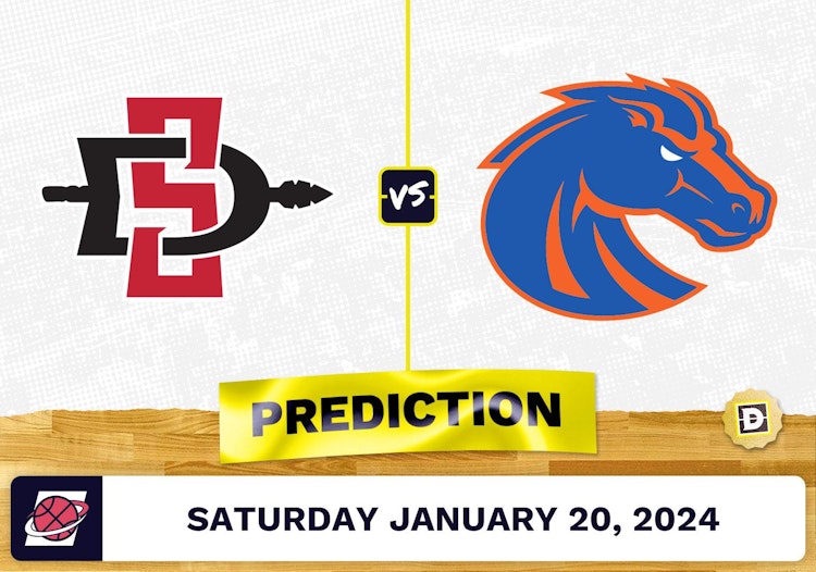 San Diego State vs. Boise State Prediction, Odds, College Basketball Picks [1/20/2024]