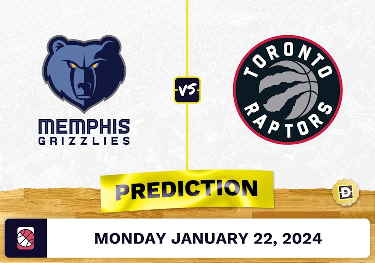 Memphis Grizzlies vs. Toronto Raptors Prediction, Odds, NBA Picks [1/22/2024]