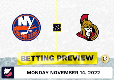 Islanders vs. Senators Prediction and Odds - Nov 14, 2022