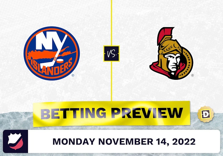 Islanders vs. Senators Prediction and Odds - Nov 14, 2022