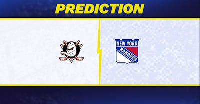 Ducks vs. Rangers prediction favors Rangers to win Monday's NHL matchup [10/19/2026]