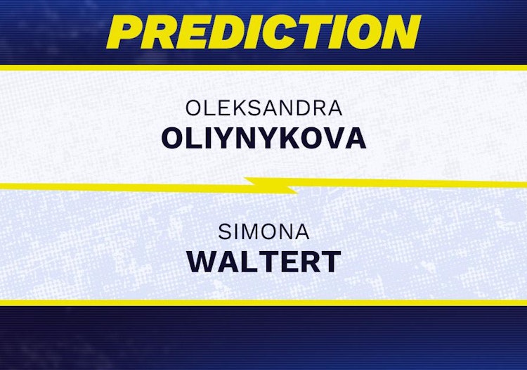Oleksandra Oliynykova vs Simona Waltert Tennis Prediction.
