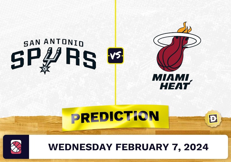 San Antonio Spurs vs. Miami Heat Prediction, Odds, NBA Picks [2/7/2024]