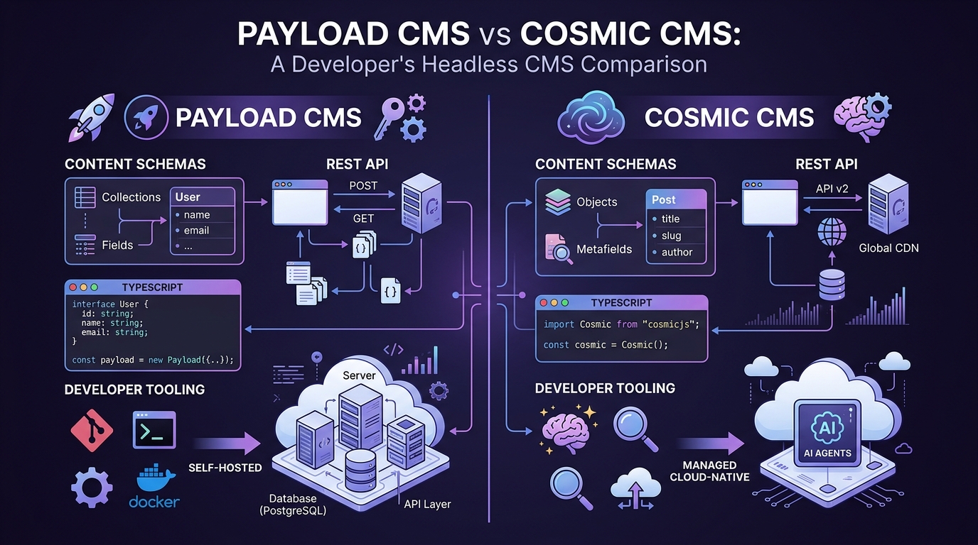 Payload CMS vs Cosmic: Which Headless CMS Is Right for You? image