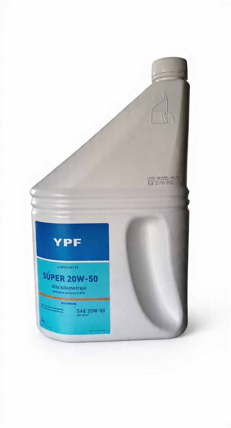 YPF SUPER  MULTIGRADO 20W 50 PETROLERO / BENCINERO   4L