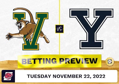 Vermont vs. Yale CBB Prediction and Odds - Nov 22, 2022