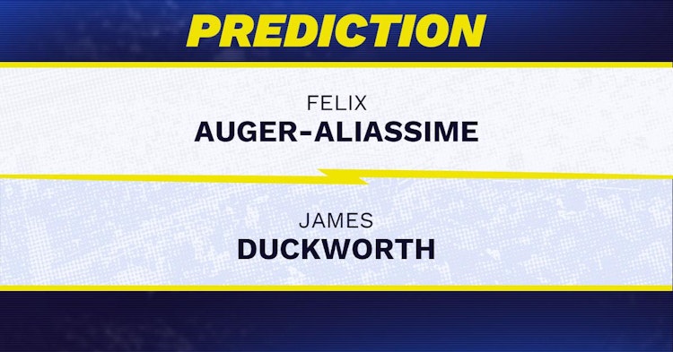 Felix Auger-Aliassime vs James Duckworth Tennis Prediction.