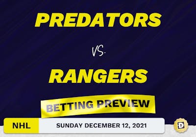 Predators vs. Rangers Predictions and Odds - Dec 12, 2021