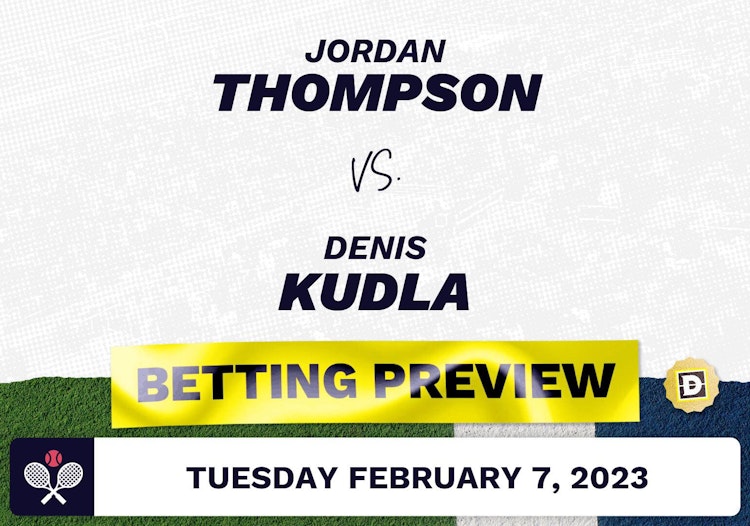 Jordan Thompson vs. Denis Kudla Predictions - Feb 7, 2023