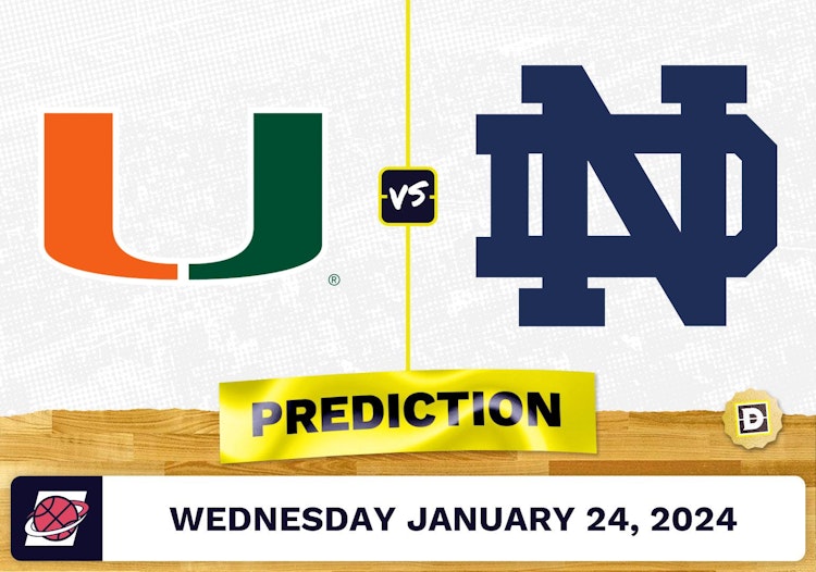 Miami (FL) vs. Notre Dame Prediction, Odds, College Basketball Picks [1