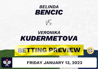 Belinda Bencic vs. Veronika Kudermetova Predictions - Jan 13, 2023