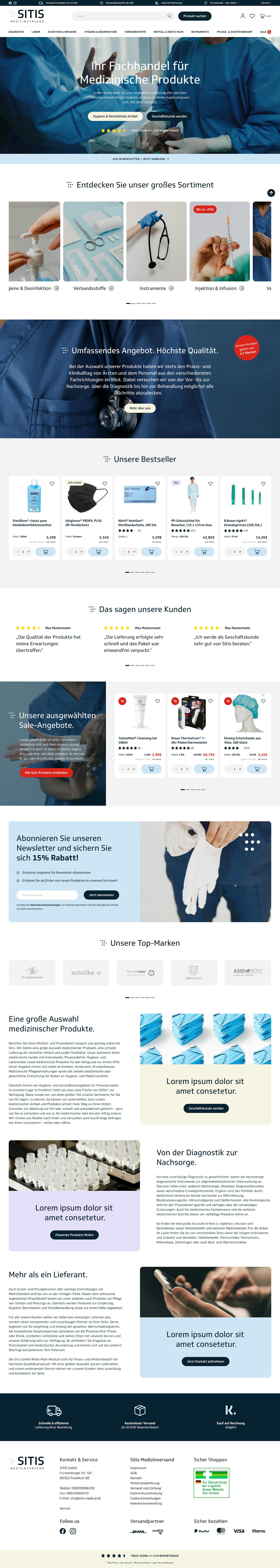 Shopware design: Medicine 1