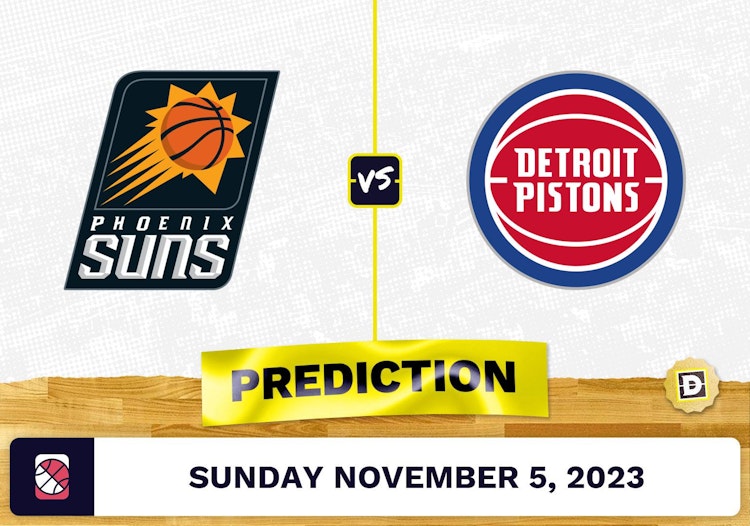 Suns vs. Pistons Prediction and Odds - November 5, 2023