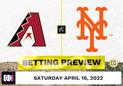 D-Backs vs. Mets Prediction and Odds - Apr 16, 2022