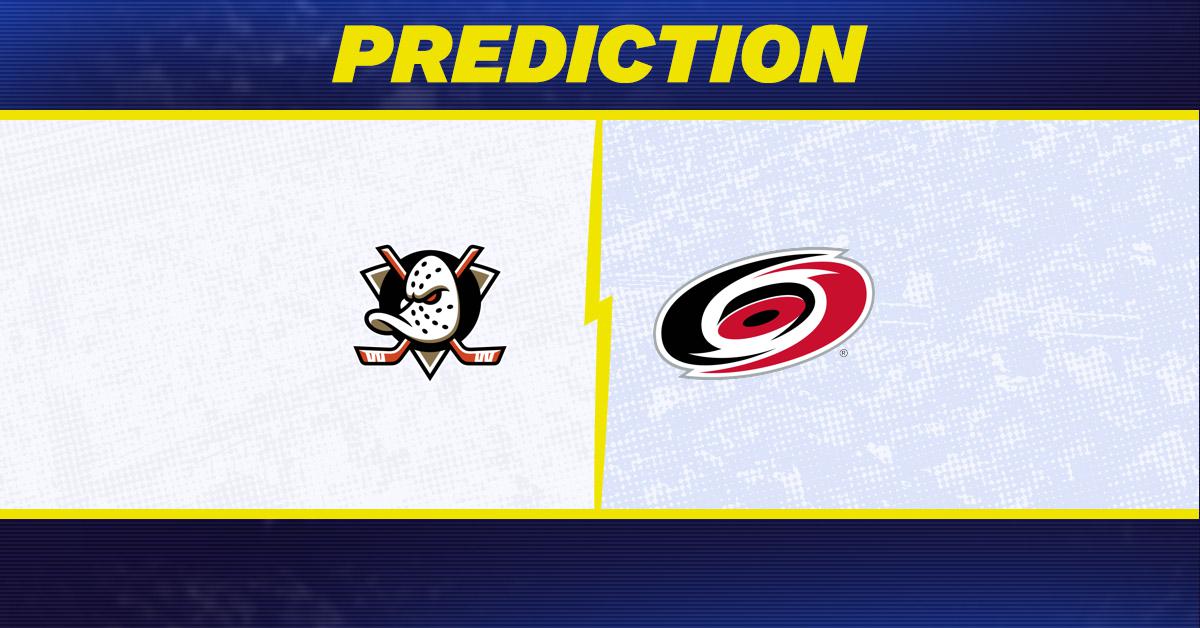 Ducks vs. Hurricanes prediction: Why Carolina is favored to win Thursday's NHL matchup [1/8/2026]