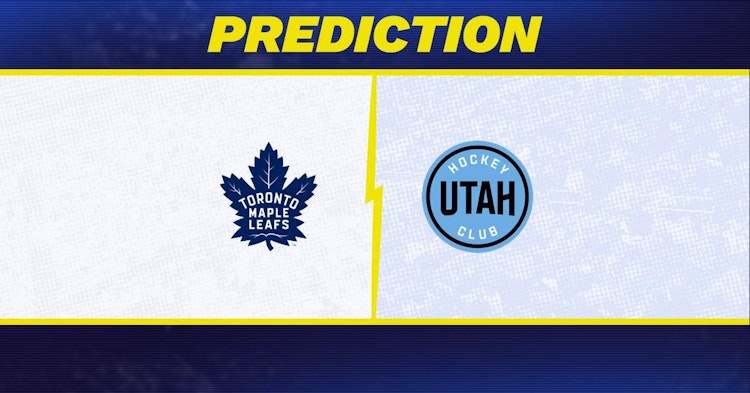 Toronto Maple Leafs-Utah Hockey Club Predictions and Game Preview.