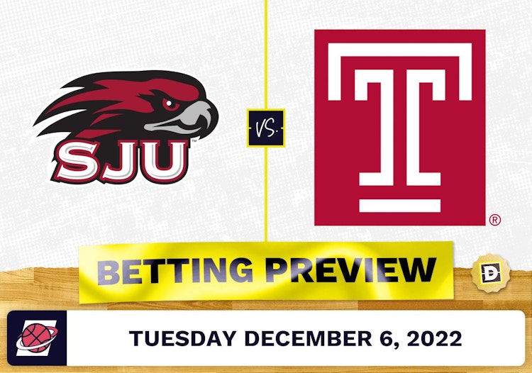 Saint Joseph's (PA) vs. Temple CBB Prediction and Odds - Dec 6, 2022
