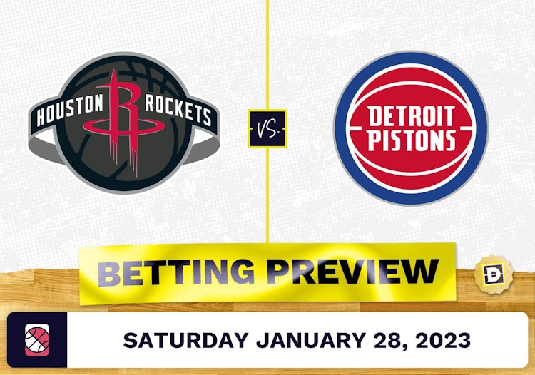 Rockets vs. Pistons Prediction and Odds - Jan 28, 2023