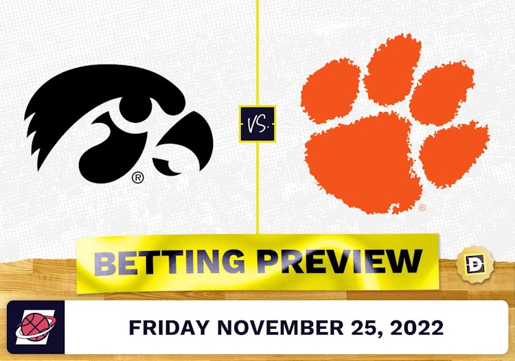 Iowa vs. Clemson CBB Prediction and Odds - Nov 25, 2022