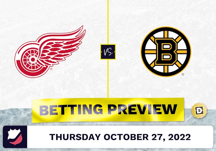 Red Wings vs. Bruins Prediction and Odds - Oct 27, 2022