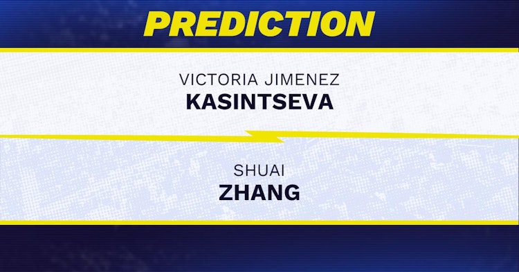 Victoria Jimenez Kasintseva vs Shuai Zhang Tennis Prediction.