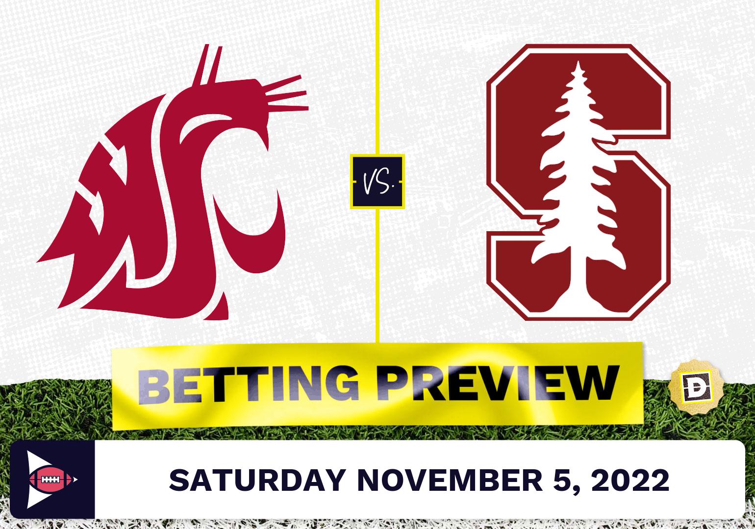 Washington State vs. Stanford CFB Prediction and Odds - Nov 5, 2022