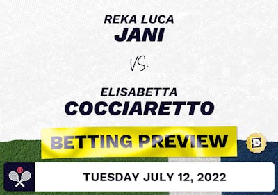 Reka Luca Jani vs. Elisabetta Cocciaretto Predictions - Jul 12, 2022