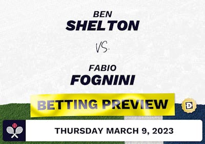 Ben Shelton vs. Fabio Fognini Predictions - Mar 9, 2023