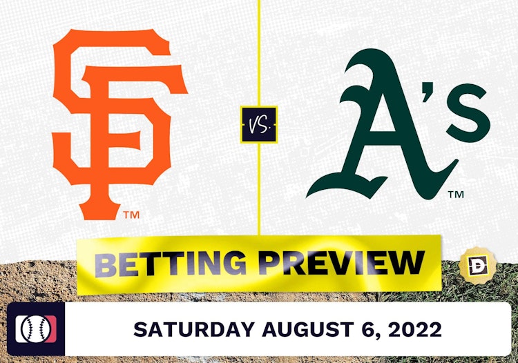Giants vs. Athletics Prediction and Odds - Aug 6, 2022
