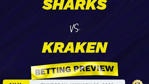 Sharks vs. Kraken Predictions and Odds - Jan 20, 2022