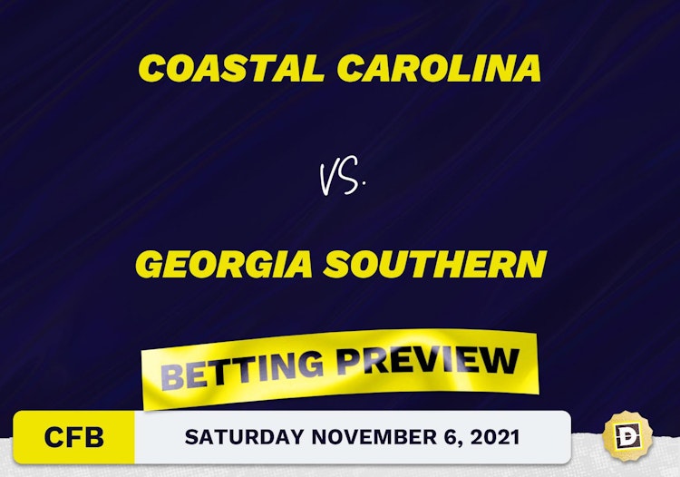 Coastal Carolina vs. Georgia Southern CFB Predictions and Odds - Nov 6, 2021