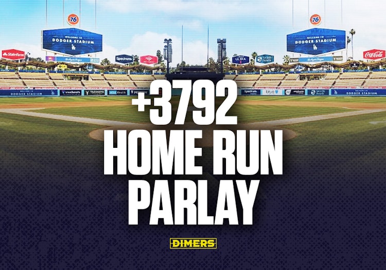 MLB home run props and parlay today
