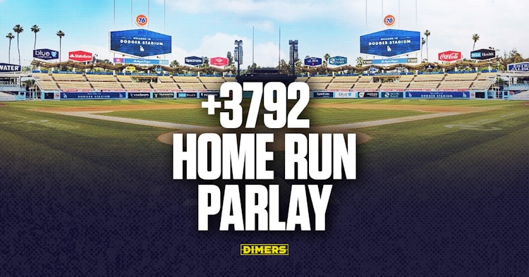 MLB home run props and parlay today