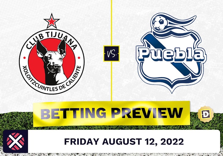 Club Tijuana vs. Puebla Prediction and Odds - Aug 12, 2022