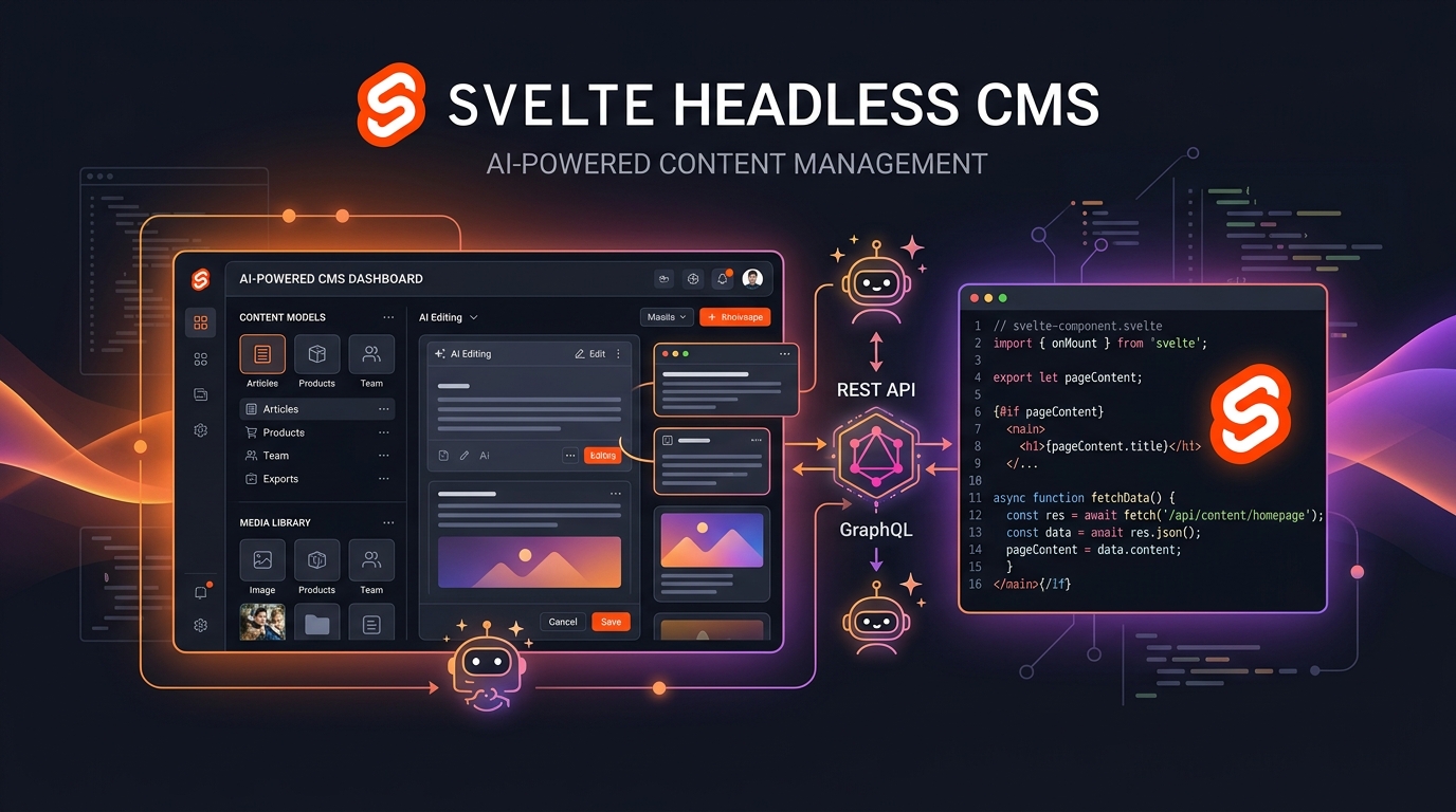Headless CMS for Svelte: Step-by-Step Tutorial cover image