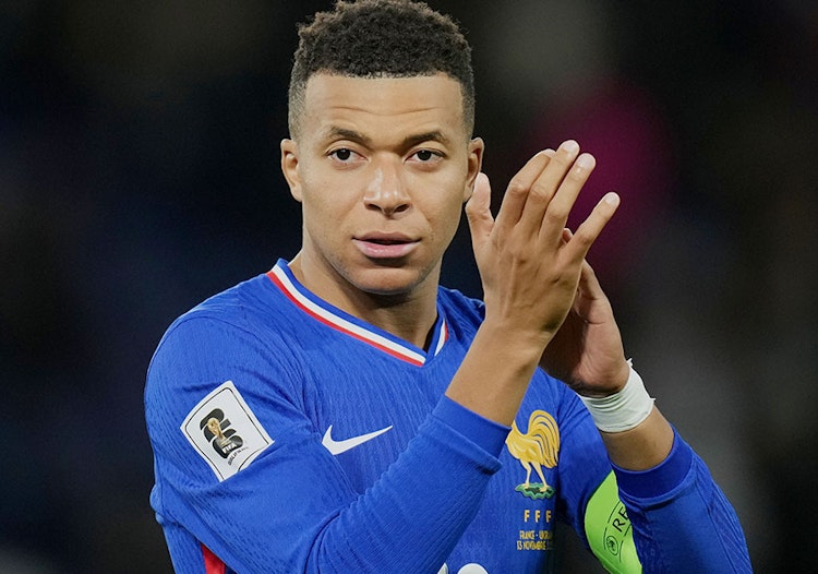 Kylian Mbappe projected stats for Friday, June 26, 2026.