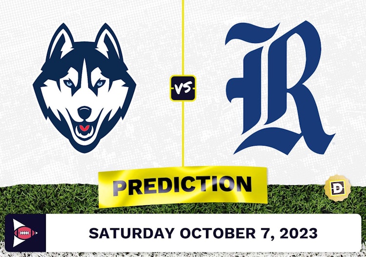 Connecticut vs. Rice CFB Prediction and Odds - October 7, 2023