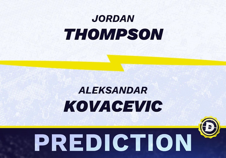 Jordan Thompson vs. Aleksandar Kovacevic Prediction, Odds, Picks for U.S. Men's Clay Court Championships 2024