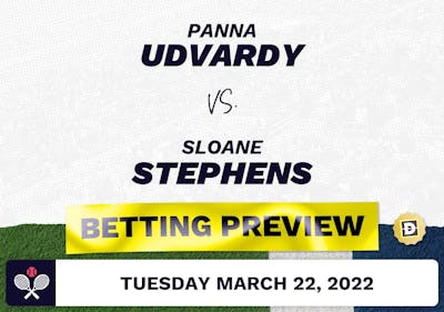 Panna Udvardy vs. Sloane Stephens Predictions - Mar 23, 2022
